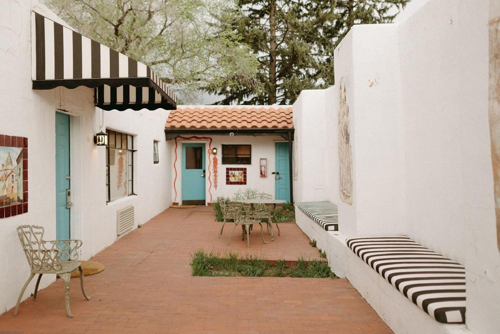 Hotel El Rey Court Santa Fe Exterior foto